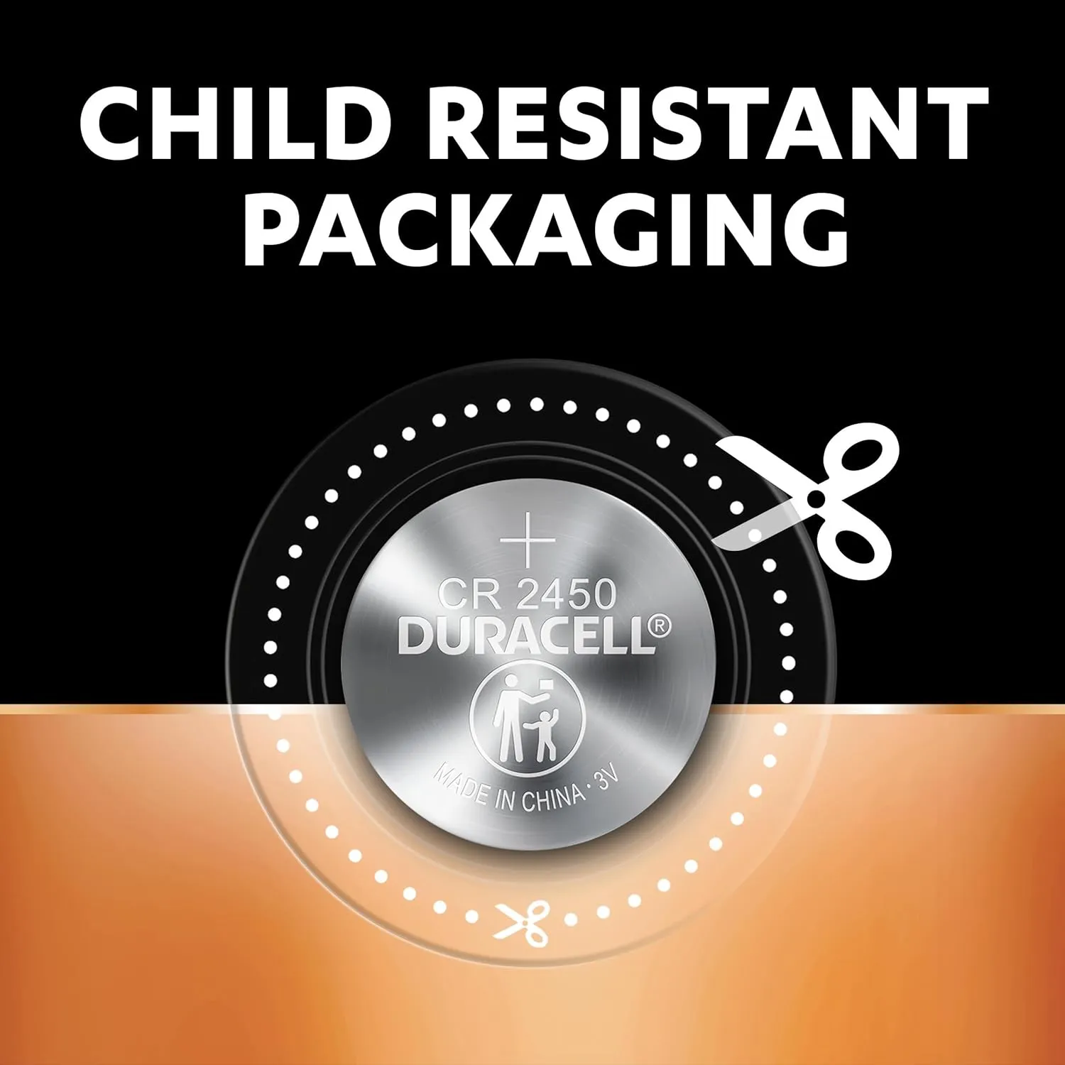 Duracell Cmos Battery 3V CR2450 (Pack of 5) view 3